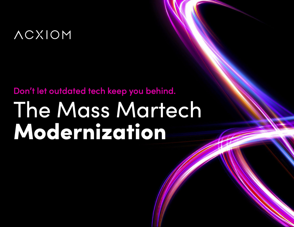 Acxiom Provides the Data Foundation for the World's Best Marketers